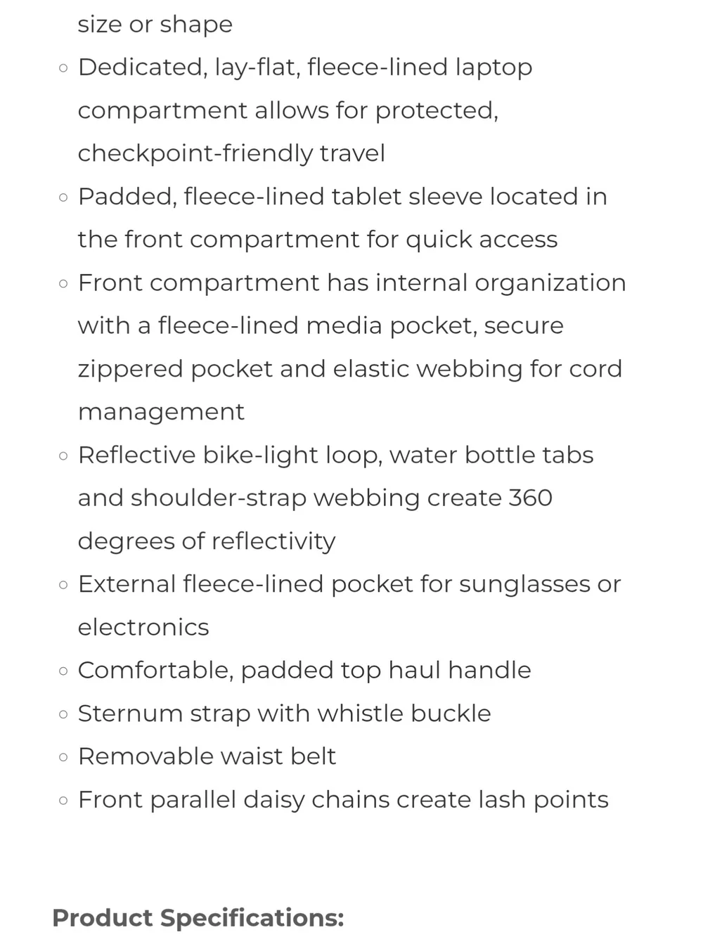 The North Face Microbyte Backpack